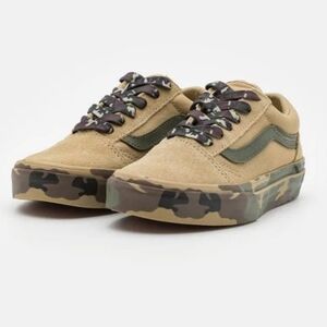 Vans Kids' Old Skool Camo Cornstalk Skate Shoes Sneakers, Sz 1